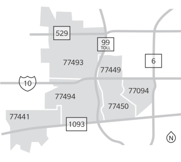 Katy Tx Zip Code Map Alaine Leonelle